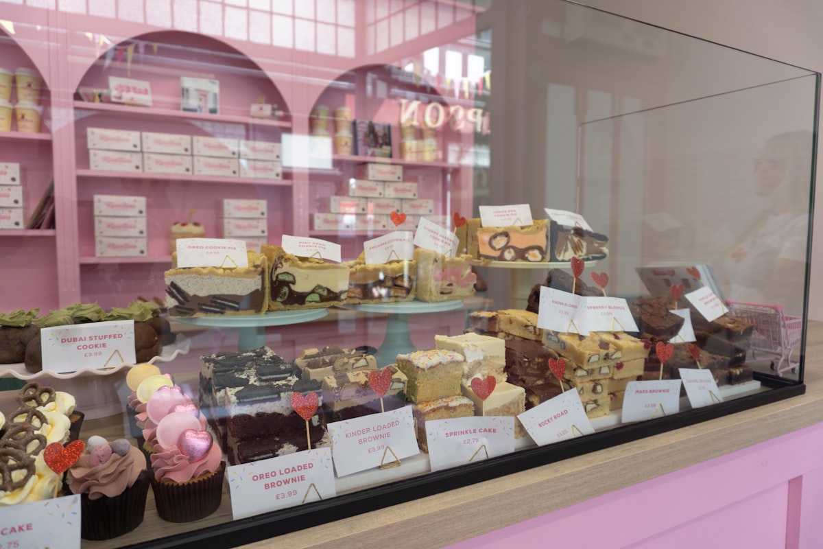 Delicious treats on display at Mama Bears Cake Bar